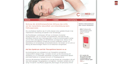 Desktop Screenshot of cosmedico-medizintechnik.de